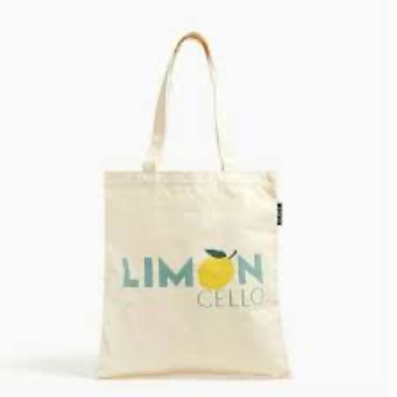 J. CREW Factory Tote Canvas Limoncello - Picture 1 of 3